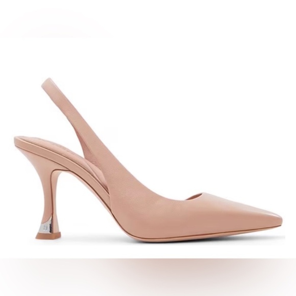 Ted Baker London tan nude Ari‎ Leather Slingback Pumps heels size 10 brand new